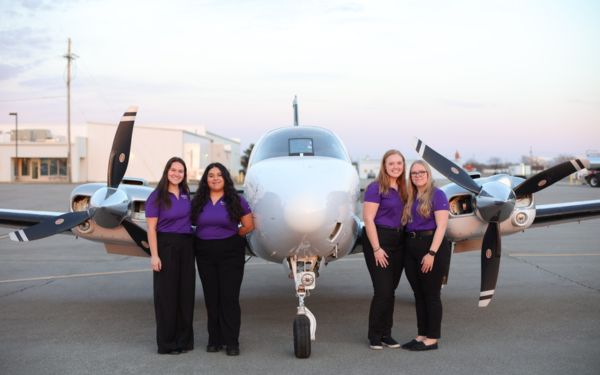 The Women's Air Race Classic team at K-State Salina is an intrigual part of our campus culture. This team of female aviators competes in a national competition against fellow female pilots from across the country.